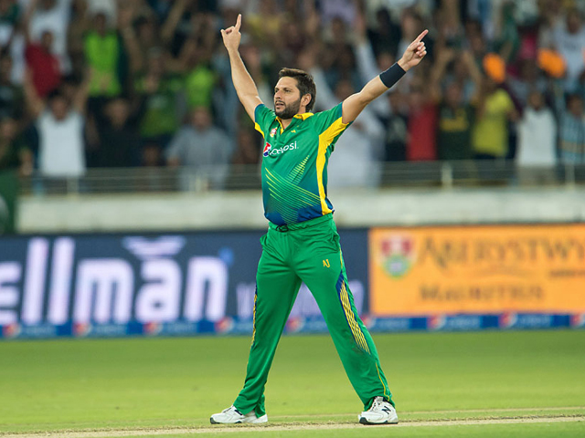 Shahid Afridi said he was disappointed that the incident at the Auckland airport had been recorded.
PHOTO: AFP