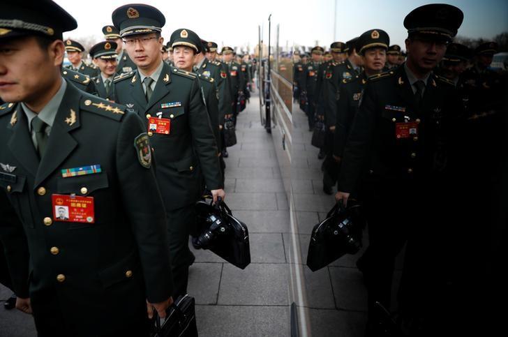 China has been moving rapidly to upgrade military hardware, but integration of complex systems across a regionalised command structure has been a major challenge, which the reforms aim to tackle. PHOTO: REUTERS