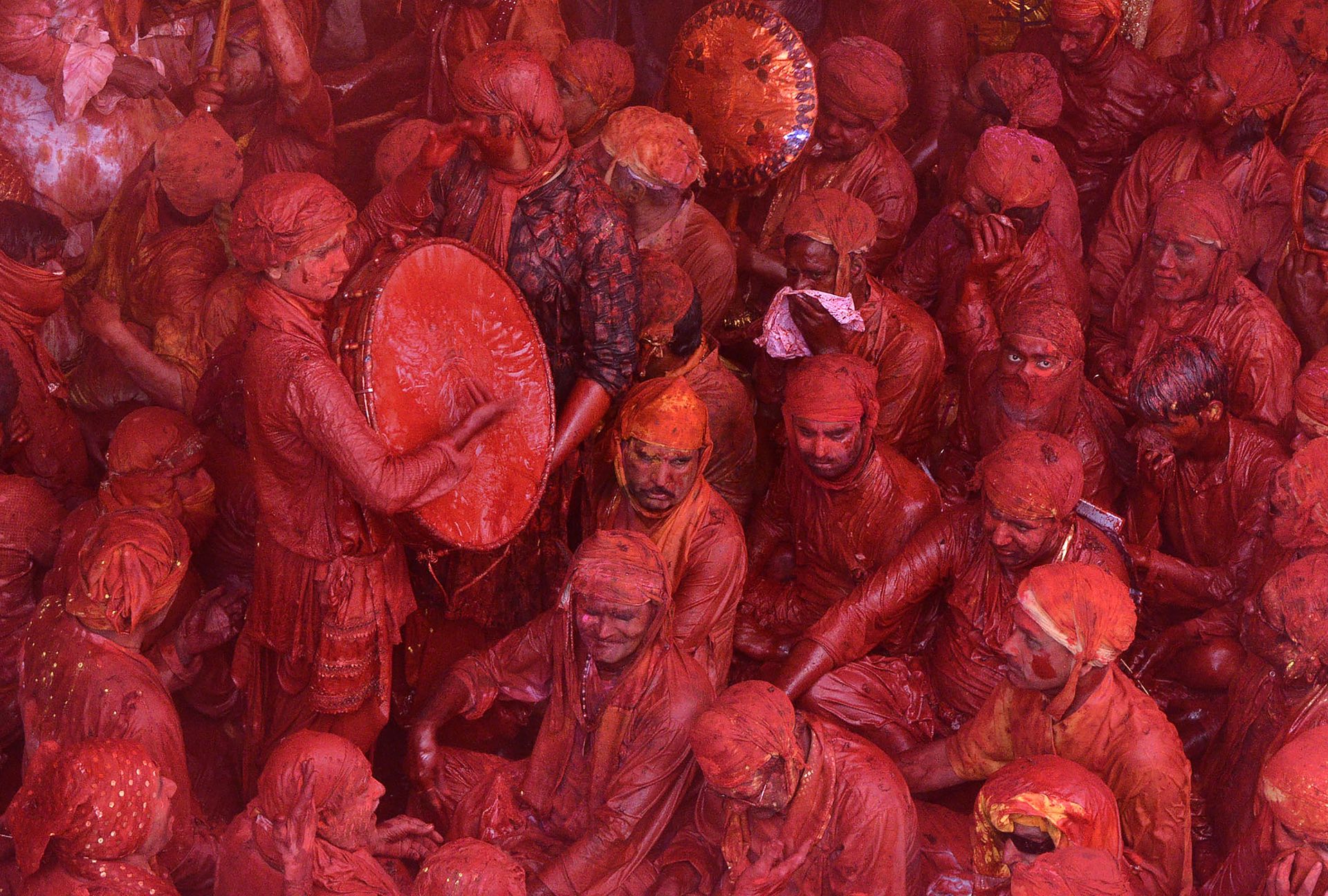 Thousands of Hindus and tourists gather each year for the festival, India. PHOTO: AFP