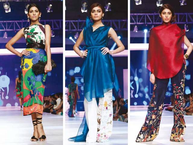 Designer collections from PFDC Sunsilk Fashion Week 2015 PHOTO: FILE