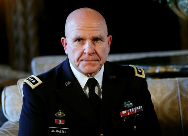 National Security Adviser H R McMaster. PHOTO: REUTERS