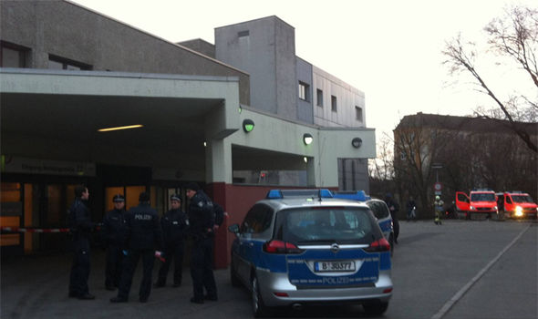 Police sealed off a wide area around the hospital, says report. PHOTO: TWITTER
