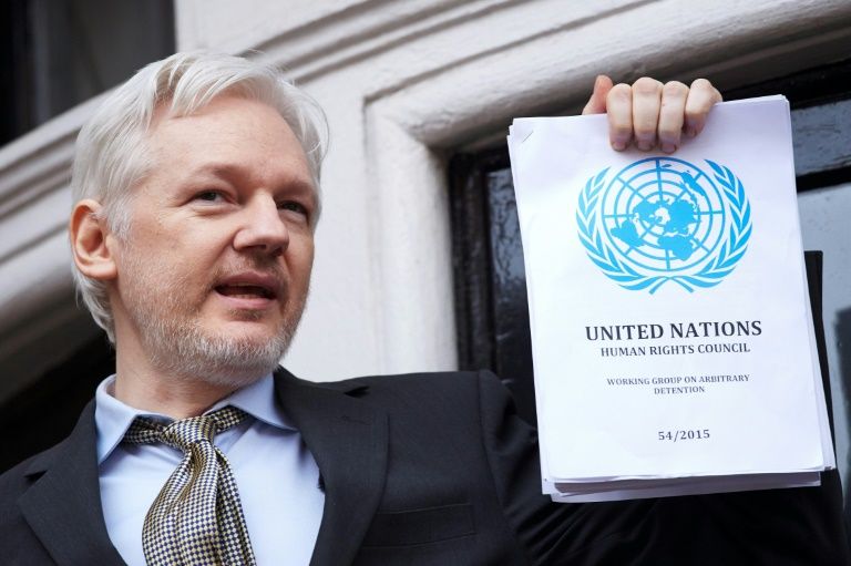 WikiLeaks founder Julian Assange. PHOTO: AFP