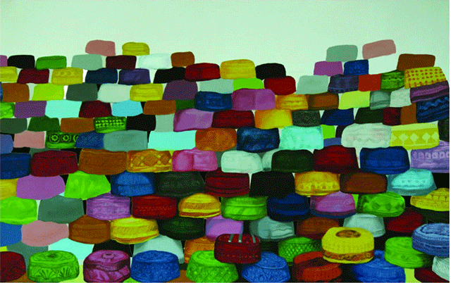 As many as 20 pieces of art are on display at the gallery – the exhibition allows the viewer to see and perceive how objects ply on the note of life and death. The show continues till June 1. PHOTO: COURTESY CANVAS GALLERY
