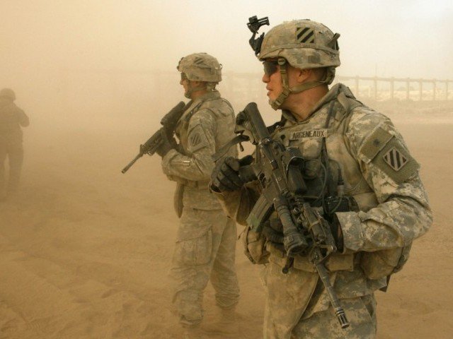 The US military command in Kabul confirms it was 'aware of an incident' at Camp Shaheen. PHOTO: REUTERS/FILE