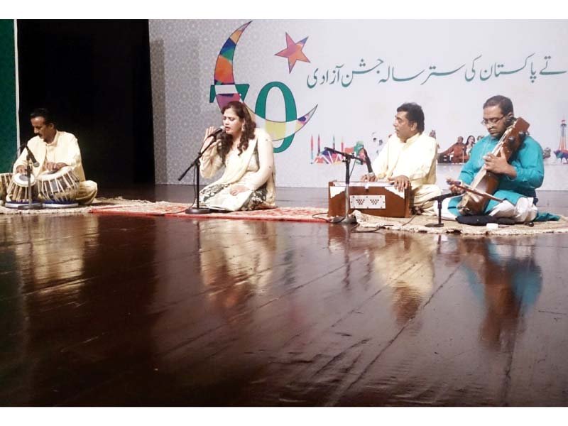 Classical singers and musicians perform at PNCA. PHOTO: EXPRESS