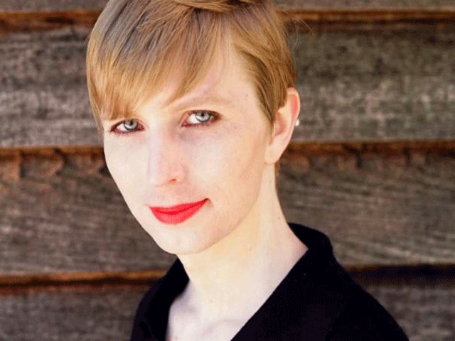 Chelsea Manning, the transgender US Army soldier responsible for a massive leak of classified material, poses in a photo of herself for the first time since she was released from prison and post to social media on May 18, 2017. PHOTO: REUTERS
