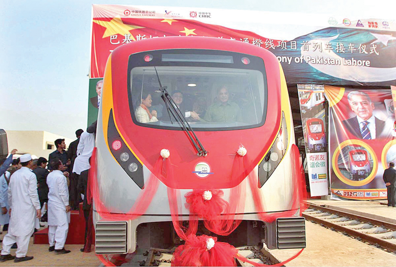 This train will run at 80km per hour and complete the 27km distance from Ali Town to Dera Gujran in 45 minutes. PHOTOS: AGENCIES/File