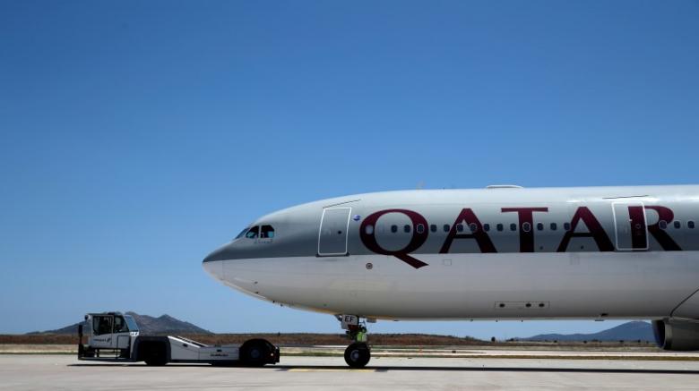 A Qatar Airways aircraft. 
PHOTO: REUTERS