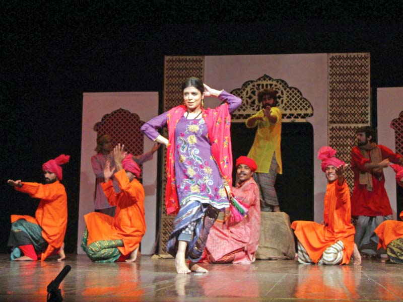 Actors perform at PNCA. PHOTO: EXPRESS