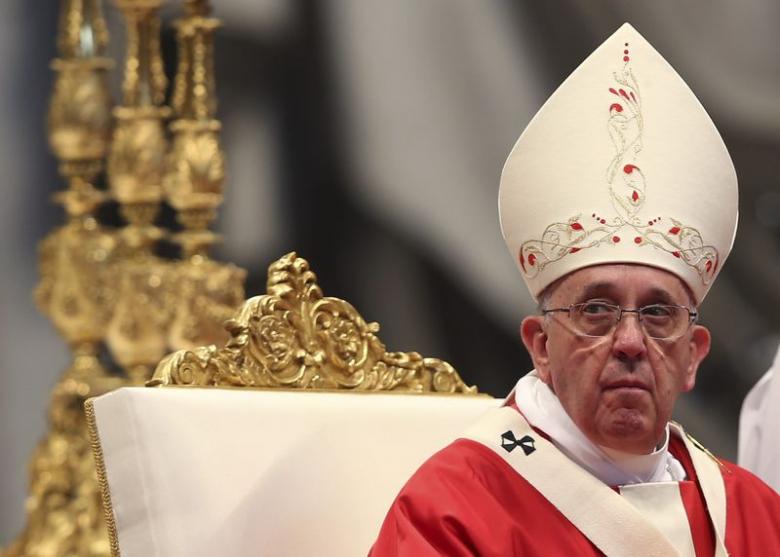 I'm convinced that one must never converse with Satan – if you do that, you'll be lost, says Pope Francis. PHOTO: REUTERS/FILE