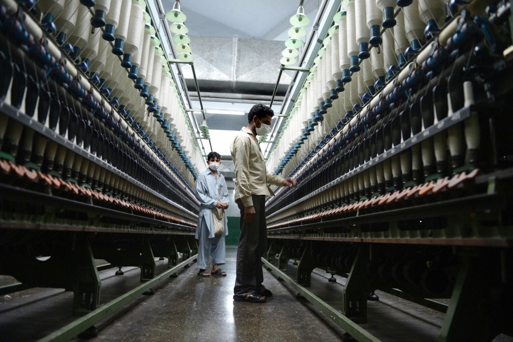 Textile secretary says declining profitability and fall in exports hurting industry. PHOTO: AFP/FILE