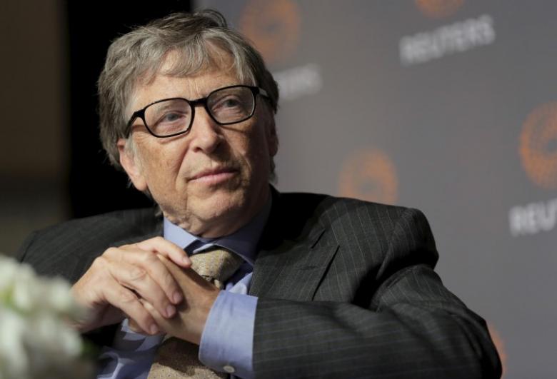 Bill Gates, co-chair of the Bill & Melinda Gates Foundation, speaks during a discussion on innovation hosted by Reuters in Washington, U.S., April 18, 2016.   PHOTO: REUTERS