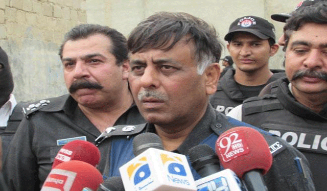 SSP Rao Anwar. AN EXPRESS NEWS SCREENGRAB.