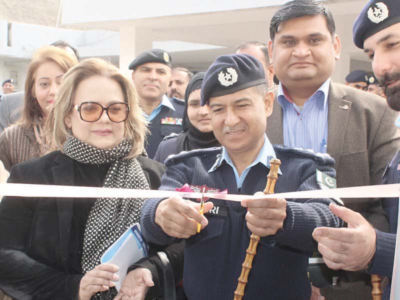 IG Sultan Azam Temuri inaugurates Women and Children Centre. PHOTO: NNI