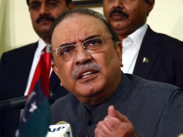 ASIF ALI ZARDARI. PHOTO: FILE