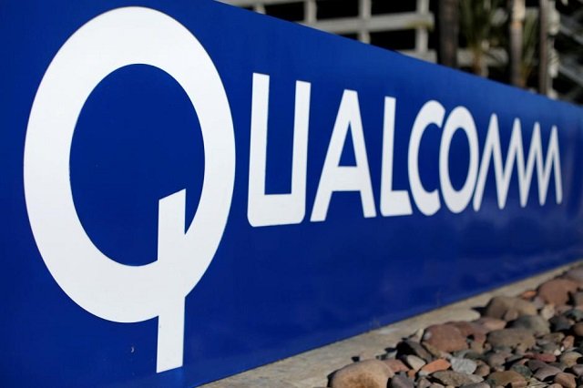 A sign on the Qualcomm campus is seen, as chip maker Broadcom announced an unsolicited bid to buy peer Qualcomm Inc for $103 billion, in San Diego, California, US November 6, 2017. 
PHOTO: REUTERS