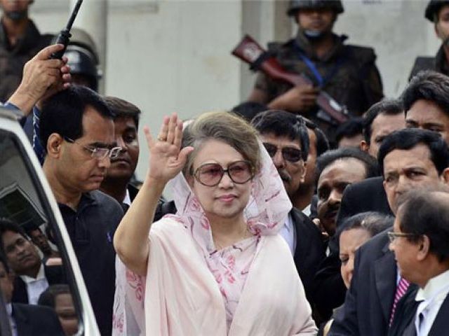 Bangladesh ex-PM Khaleda Zia PHOTO: AFP