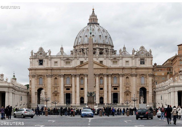 St. Peter's Basilica in Vatican City. PHOTO: REUTERS
