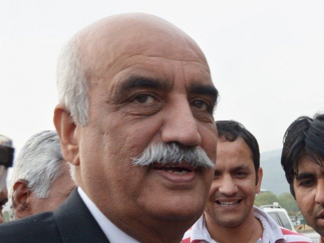 National Assembly Opposition Leader Khursheed Shah. Photo: AFP/File