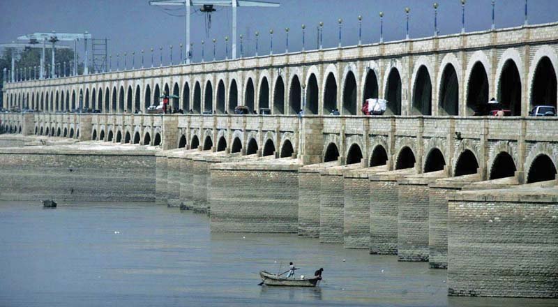 The Sukkur Barrage is one of the three major barrages located in Sindh. PHOTO: FILE