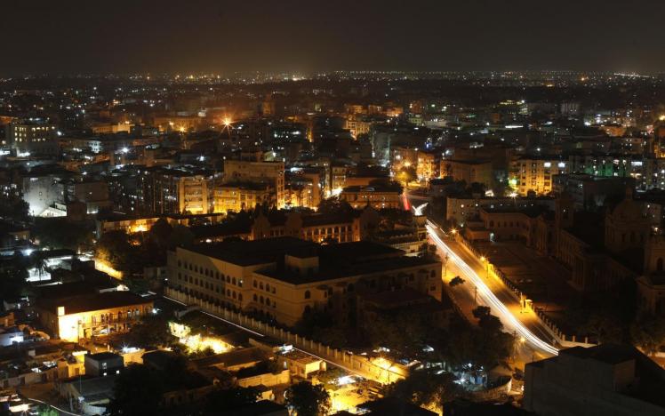 Skyline image of Karachi city at night. PHOTO: REUTERS