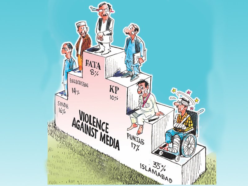 Freedom Network's annual report on press freedom in Pakistan. PHOTO: FREEDOM NETWORK
