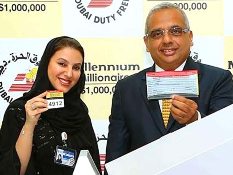 Woman's winning number based on her husband's birthdate. PHOTO COURTESY: KHALEEJ TIMES
