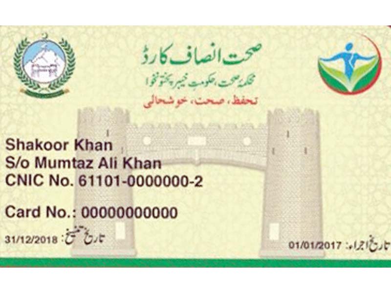 Afghan refugees to not receive health cards, as pictured above. PHOTO: FILE.