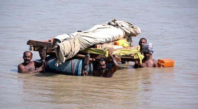 Caretaker Federal Interior Minister calls for disaster risk management in face of climate change. PHOTO: APP