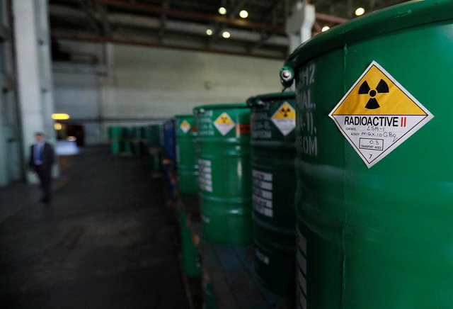 Says the substance is highly contagious and should not be touched without proper precautions.

PHOTO:REUTERS