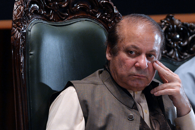 Deposed Prime Minister Nawaz Sharif. 
PHOTO: AFP