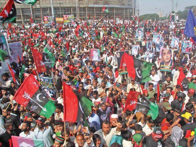 PPP asks for safe votes in Larkana. PHOTO: EXPRESS
