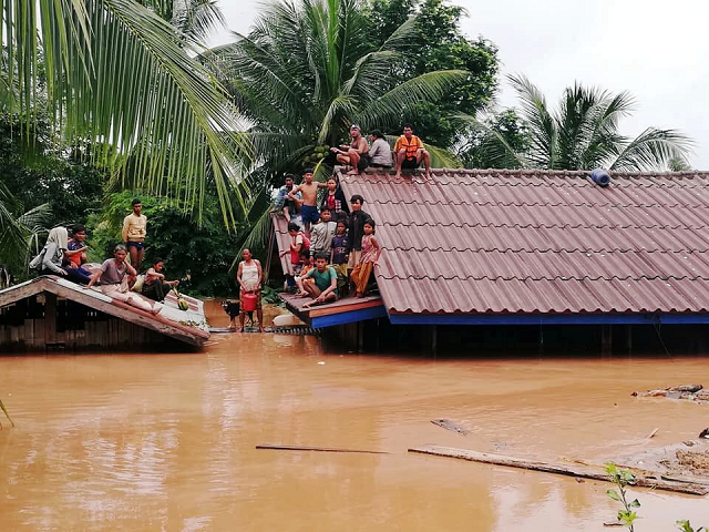 Bodies of 17 recovered after Laos dam disaster: Thai consul official.
PHOTO:REUTERS
