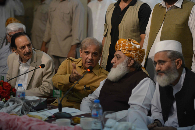 The former ruling party, the PML-N, however, refused to become part of this move saying it would internally discuss the matter before adopting a decisive strategy.


PHOTO:AFP