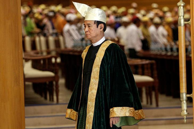 President Win Myint. PHOTO: REUTERS