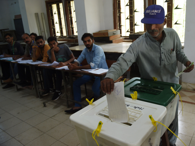 Background discussion with the ECP officials and voters suggest several factors that stopped people from voting for any candidates.


PHOTO:AFP