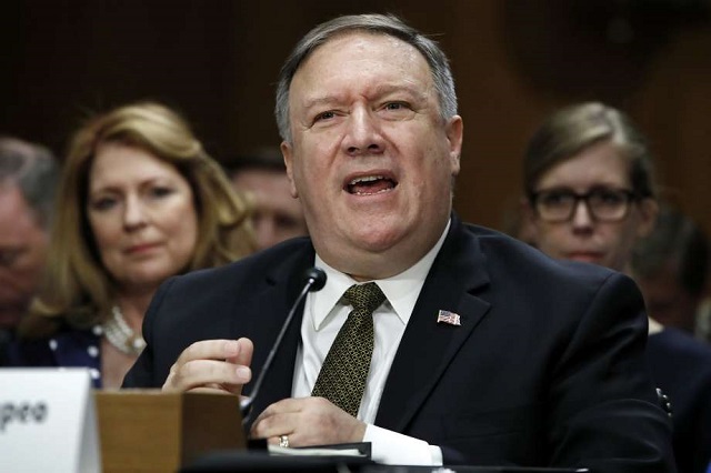 "Make no mistake. We will be watching what the IMF does," Pompeo said
PHOTO: AFP