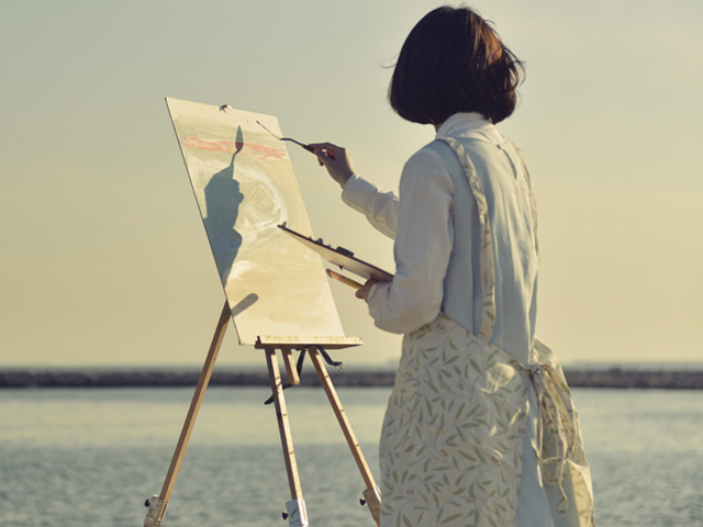 As Nadia continued, almost knowing what she wanted to do, she felt frustrated as if whatever she did this painting would still feel incomplete. PHOTO: GETTY