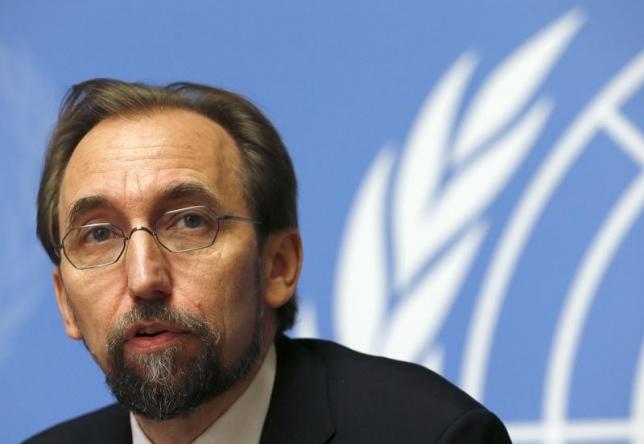 Jordan's Prince Zeid al-Hussein High Commissioner for Human Rights, PHOTO: REUTERS