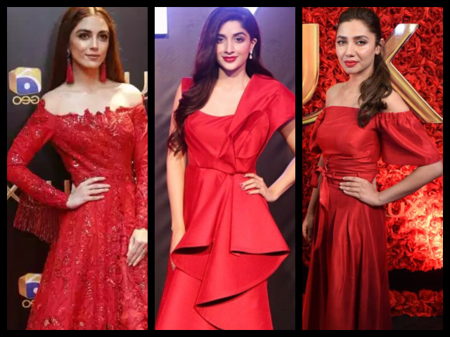 Mawra, Mahira or Maya: Battle of the red dress