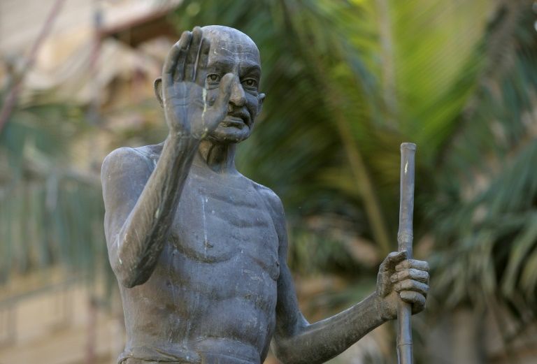 There are several statues of Mahatma Gandhi in Africa including this one in Pietermaritzburg in South Africa. Gandhi was forced off a train in Pietermaritzburg in 1893 in a racially-motivated incident. PHOTO AFP