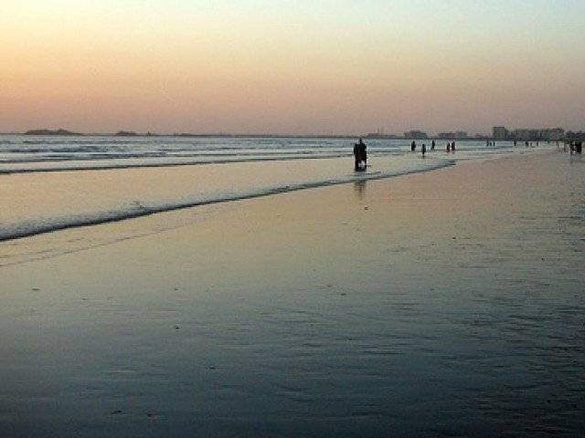 Sea view, Karachi is depicted here. PHOTO: FILE