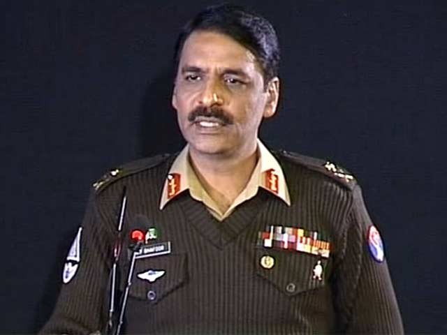 DG ISPR Maj-Gen Asif Ghafoor. PHOTO: EXPRESS