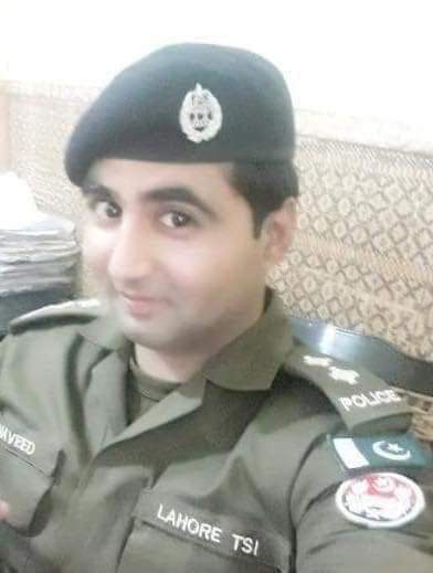 Trainee sub-inspector Naveed Abdul Majeed. PHOTO: EXPRESS