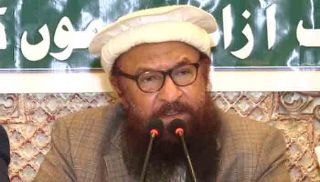 Abdul Rahman Makki is a senior leader of the banned JuD and the brother-in-law of the proscribed group's chief, Hafiz Saeed. PHOTO: Express