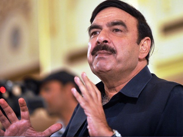 Railways minister Sheikh Rasheed. PHOTO: FILE
