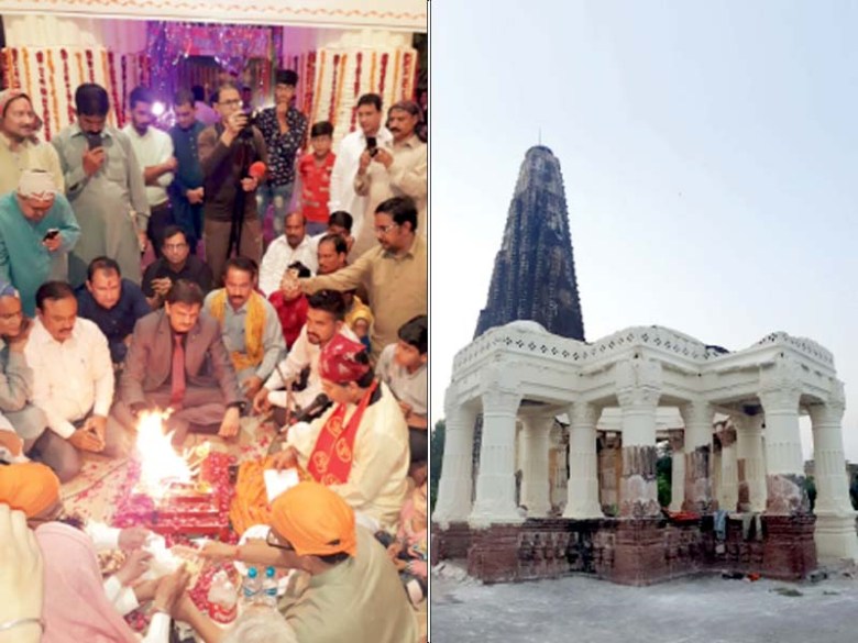 Religious festivities are expected to take place in Shawala Teja Singh Temple, 72 years after it was closed down. PHOTOS: EXPRESS