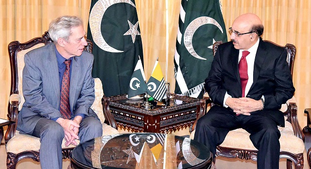 Lord Duncan McNair describes the atrocities in IOK as a 'danger to international peace and stability’. PHOTO: NNI