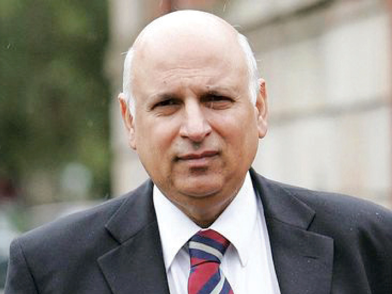 Punjab Governor Chaudhry Muhammad Sarwar. PHOTO: FILE